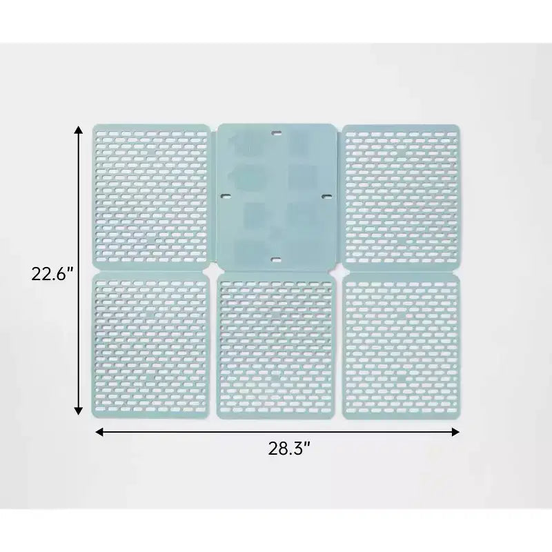 Planche à plier les vêtements en plastique – 71,9 cm (L) x 57,7 cm (P), 50 % plastique recyclé