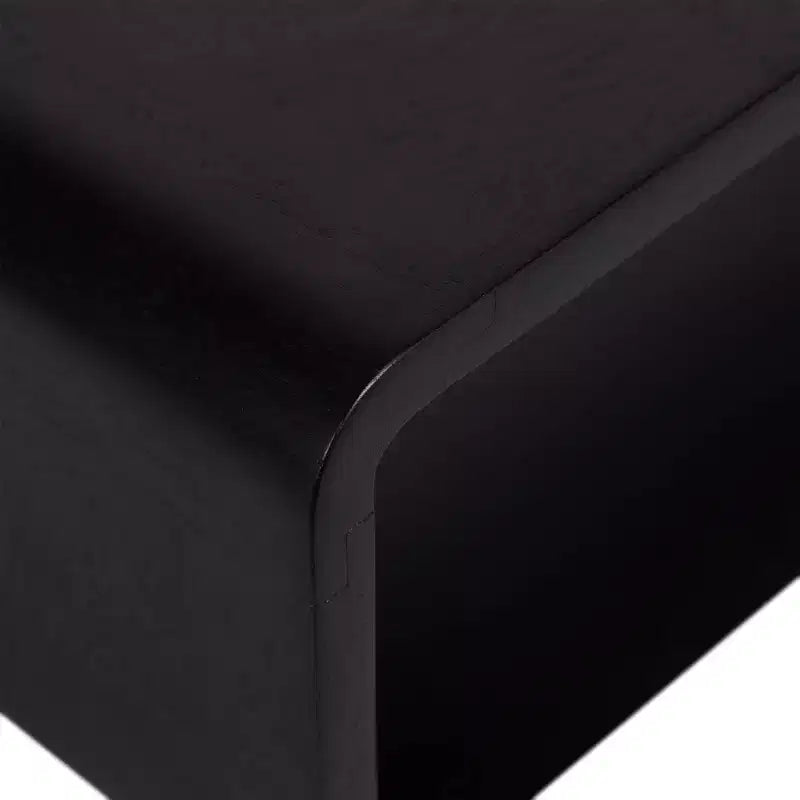 Étagère flottante murale – 76 cm (l) x 16,5 cm (P) x 16,5 cm (H), noire, matériel de montage inclus