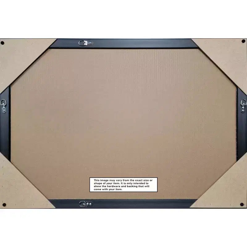 Miroir Mural Carré en Bois pour Salle de Bain, Cadre Noyer Chaud – 73.66x73.66 cm, Fixation Murale