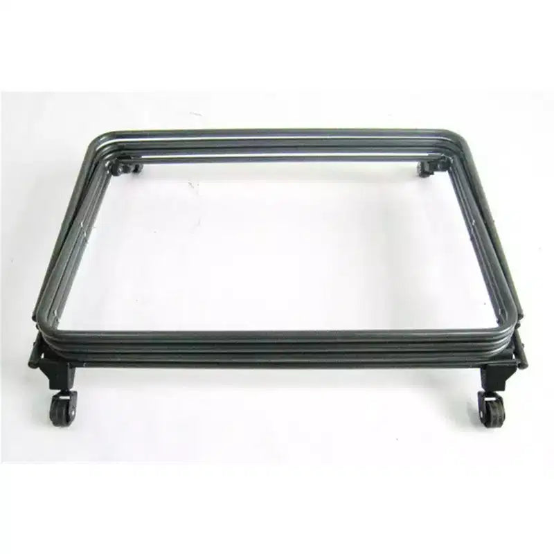 Étagère de rangement pliable à 4 niveaux avec roulettes escamotables – 71 cm (L) x 35,5 cm (l) x 91,5 cm (H)