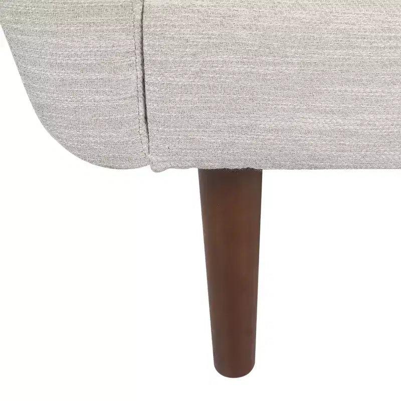 Fauteuil Club capitonné avec 2 coussins décoratifs et pieds en bois de bouleau – 95,25 cm (L) x 75,56 cm (P) x 86,36 cm (H), 136 kg