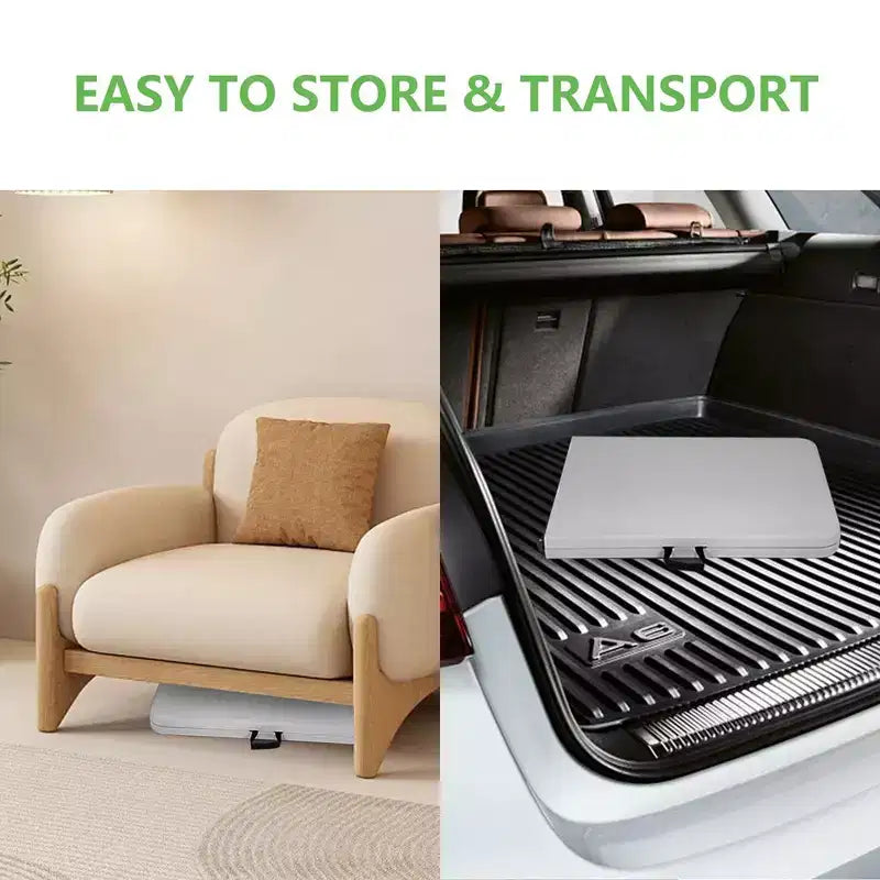 Table pliante portable de 1,8 m avec plateau en PEHD et pieds en acier