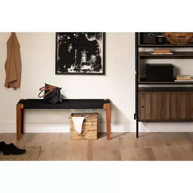 Bureau d'ordinateur avec multiprise intégrée et 3 tiroirs – 76,8 cm H x 151,1 cm L x 59,7 cm P