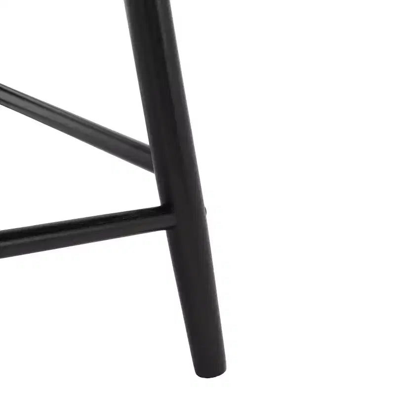 Tabouret de comptoir pivotant, Bois d'hévéa, Dossier bas – H 91,4 cm, Assise L 42 cm x P 41 cm, 83,9 kg