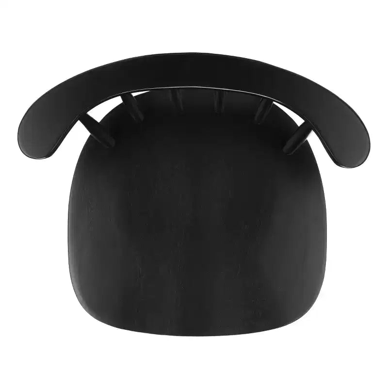 Tabouret de comptoir pivotant, Bois d'hévéa, Dossier bas – H 91,4 cm, Assise L 42 cm x P 41 cm, 83,9 kg