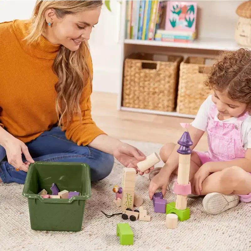 Meuble de rangement pour enfants à 15 casiers avec bacs à façade incurvée – 71 cm (l) x 33 cm (p) x 83,6 cm (H), Bouleau
