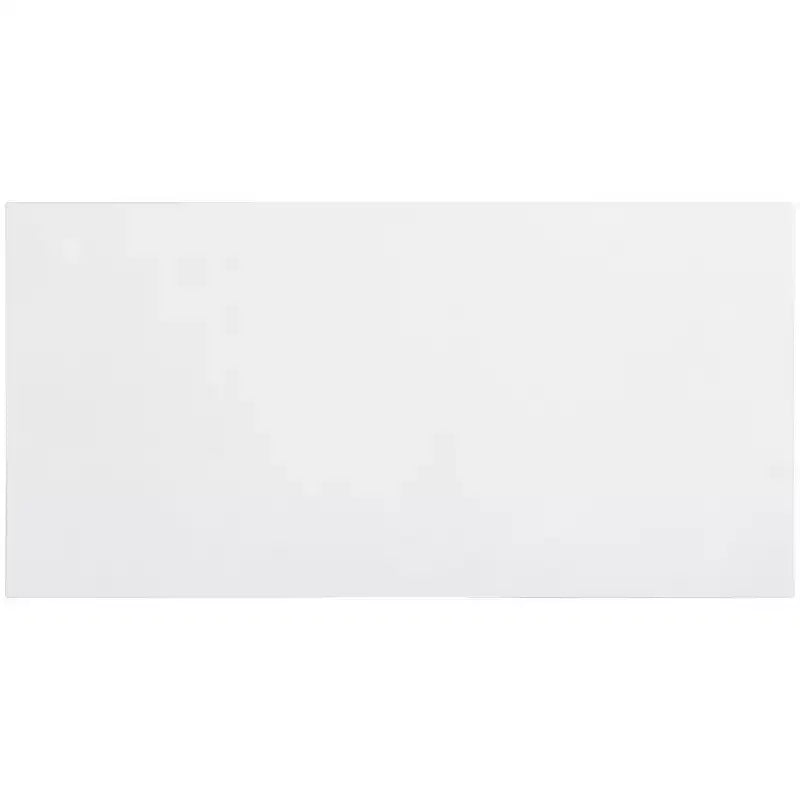 Table basse ronde en faux béton – Blanc, MDF