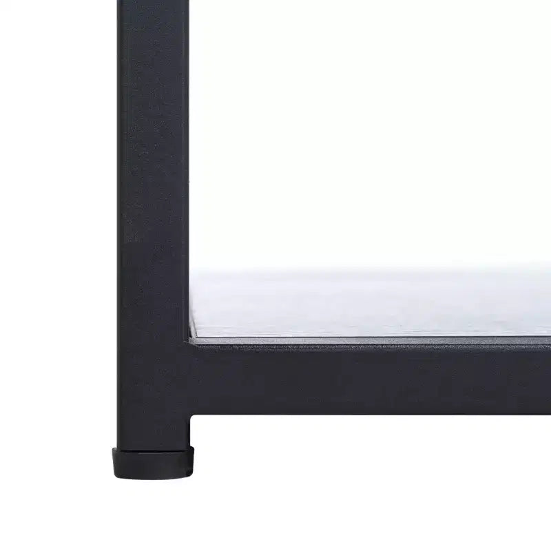 Table basse rectangulaire à cadre ouvert – Noir, Bois